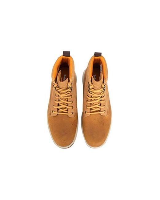 Timberland Brown Atwells Avenue 6 Inch Waterproof Boots 'Wheat' for men
