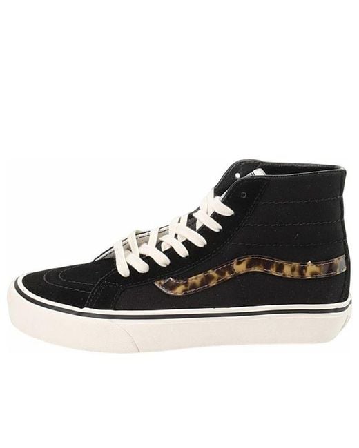 Vans Black Sk8-Hi Lightweight Cozy Skateboarding Shoes