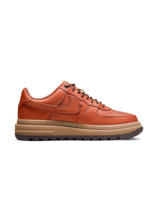 Nike Brown Air Force 1 Luxe 'Burnt Sunrise' for men