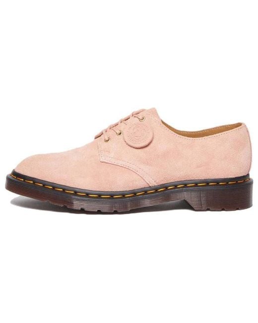 Dr. Martens Pink (Wmns) Smiths Suede Dress Shoes 'Peach'
