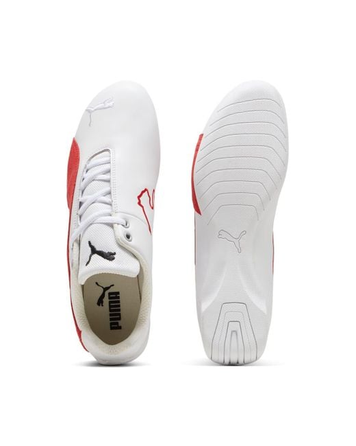 PUMA White Scuderia Ferrari Future Cat Rosso Corsa' for men