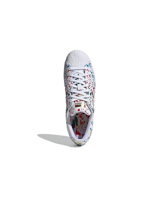 Adidas Blue Superstar 'Splashes, Splatter And Drips for men