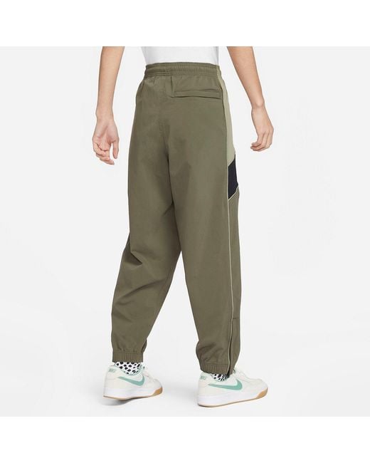 Nike Green Sb Skateboarding Track Pants for men