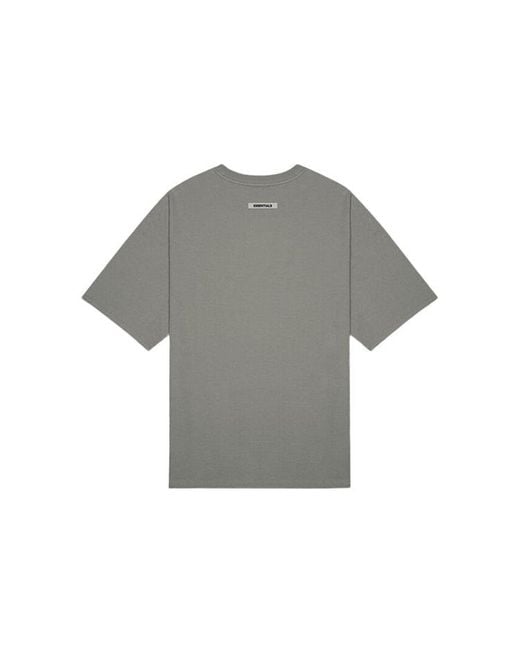 Fear Of God Gray Ss20 Graphic Logo T-Shirt 'Charcoal' for men