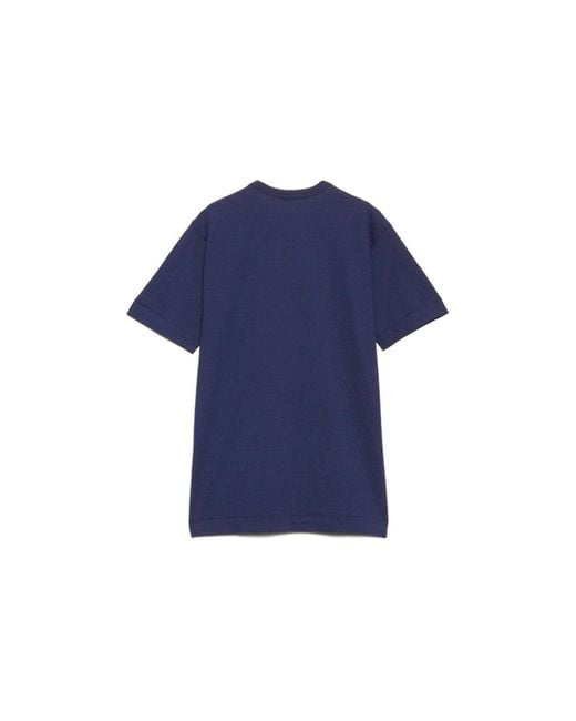 COMME DES GARÇONS PLAY Blue Heart T-Shirt for men