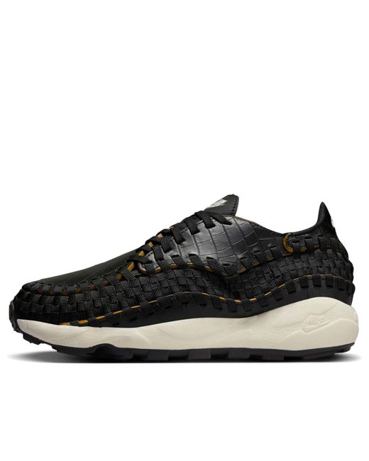 Nike Black (Wmns) Air Footscape Woven Croc'
