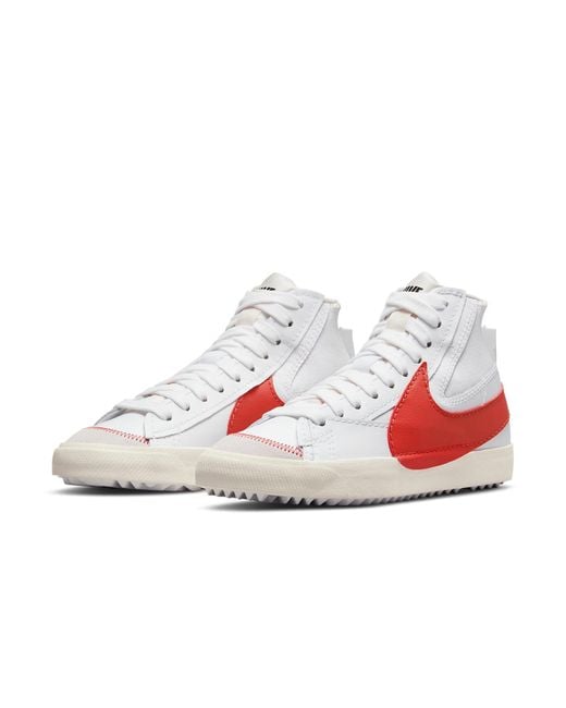 Nike White Blazer Mid '77 Jumbo Total' for men