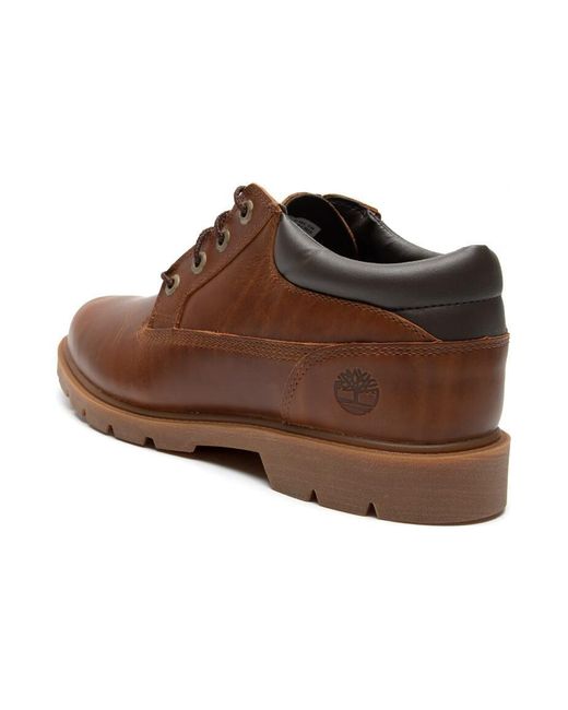 Timberland Brown Basic Leather Water Repellant Oxford Shoes '' for men