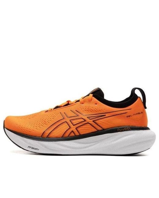 Asics Orange Gel-Nimbus 25 for men