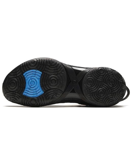 Anta Black Three-Pointer Rain 'Dark Flame' for men
