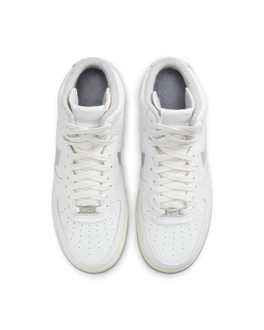 Nike White (Wmns) Air Force 1 High Sculpt Light Smoke'
