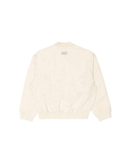 Nike Natural X Fear Of God Crossover Solid Color Basketball Sports Jacket Creamy for men