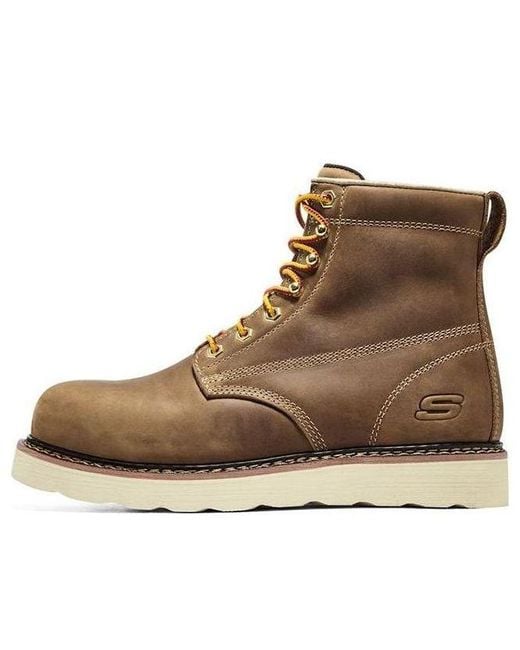 Skechers Brown Pettus Lebaum Utility Boot for men