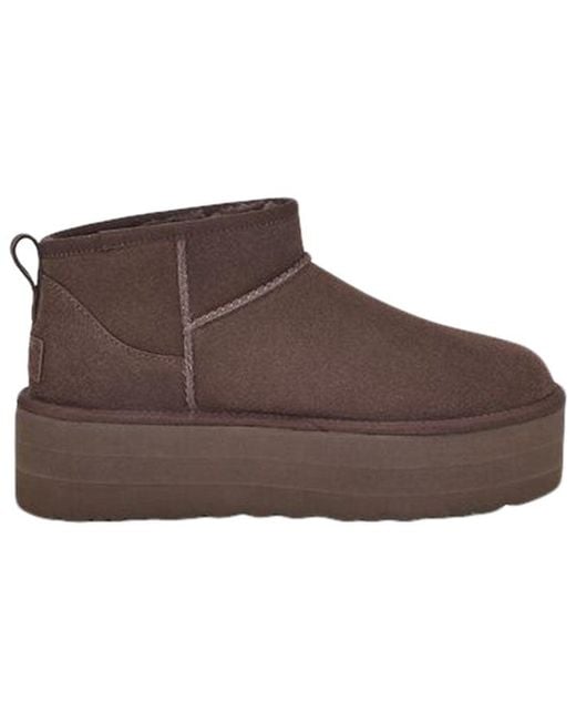 Ugg Brown (Wmns) Classic Ultra Mini Platform 'Chocolate'
