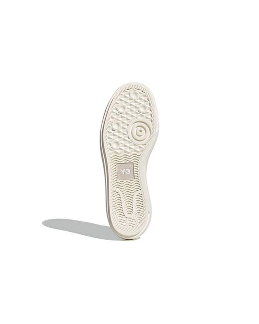 Adidas White Y-3 Ajatu Court Low 'Bliss Off' for men