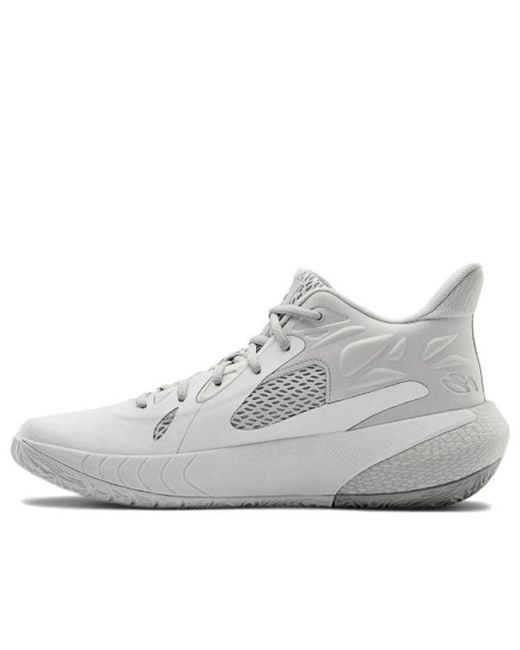 Under Armour White Hovr Havoc 3 Metallic' for men