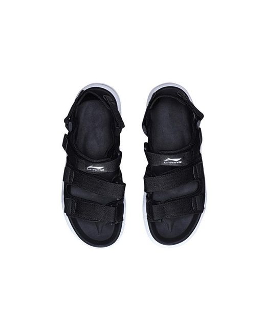 Li-ning Black (Wmns) Strappy Sandals