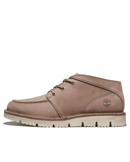 Timberland Brown Westmore Moc Toe Chukka Boots for men