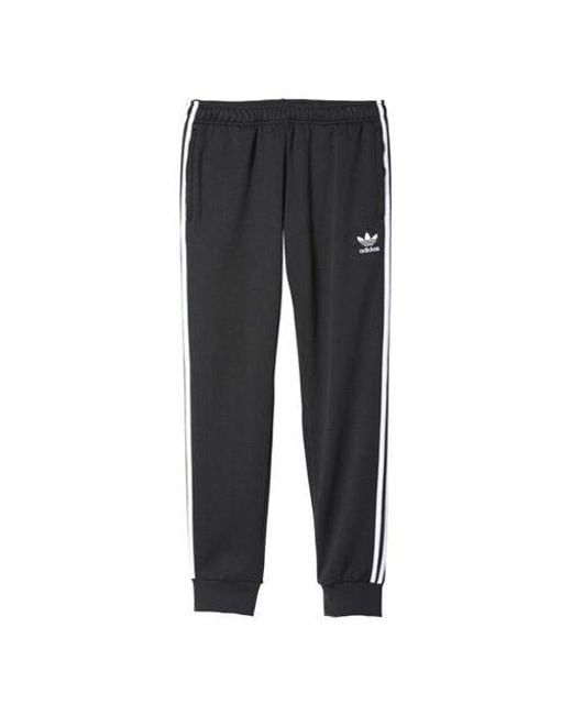 adidas Originals Superstar Cuffed Track Pants in Gray for Men | Lyst