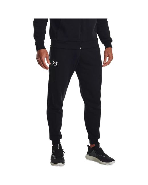Under Armour Black Rival Jogger Fleece Pants for men