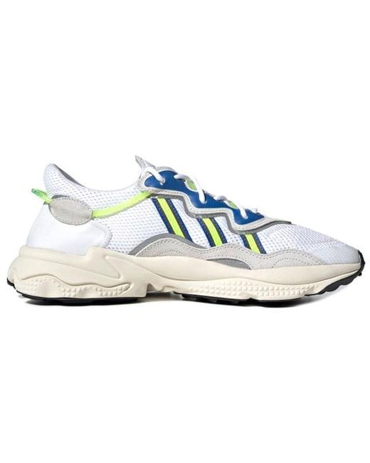 Adidas White Adidas Ozweego Cloud Solar Yellow for men