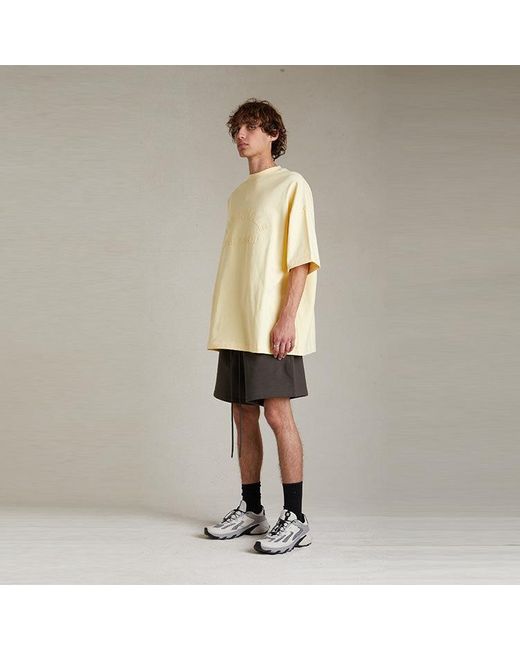 Fear Of God Natural Heavy Jersey Short-Sleeve Tee 'Garden' for men