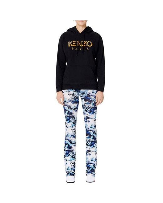 KENZO Blue (Wmns) Logo Pattern Cotton