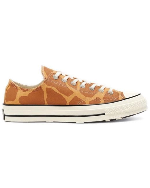 Converse Brown Chuck 70 Low 'Archival Giraffe Print' for men