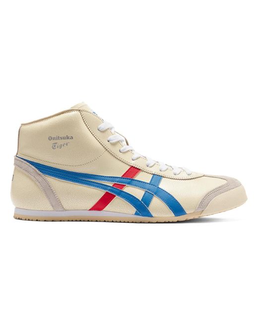 Onitsuka Tiger Blue Mexico Mid Runner Sneakers for men