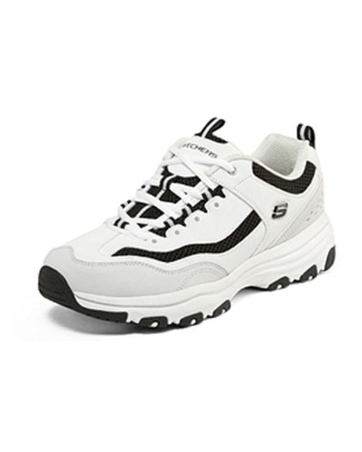 Skechers White Dlites 1.0 for men