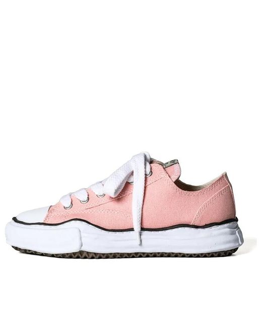 Maison Mihara Yasuhiro Pink Peterson Og Sole Canvas Low for men
