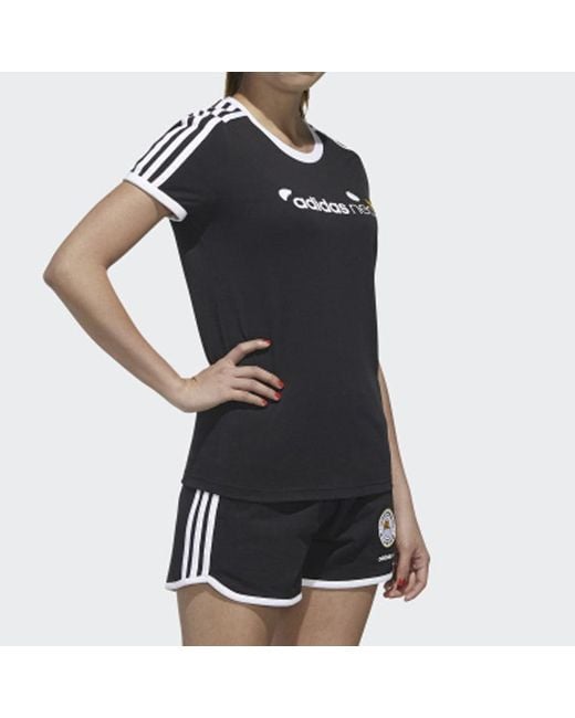 Adidas Black (Wmns) Neo Crossover Sports Short Sleeve