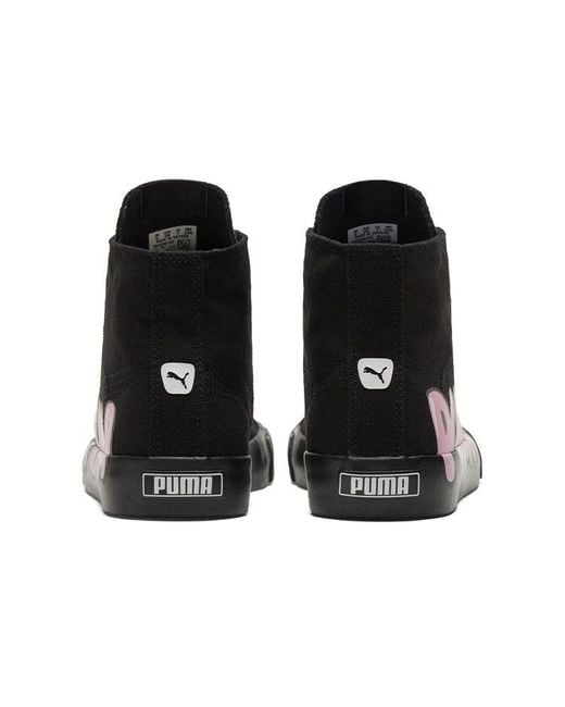 PUMA Black Bari Mid 'Logo