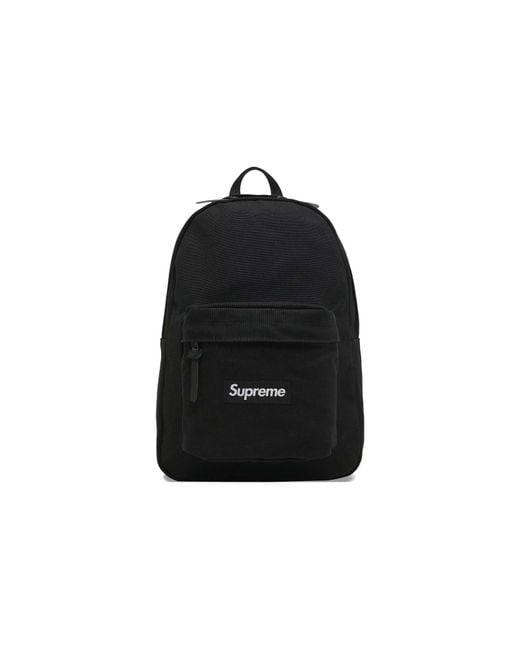 Supreme Canvas Backpack in Black for Men | Lyst UK