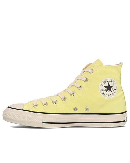 Converse Yellow Chuck Taylor All Star Pet-Canvas Hi for men