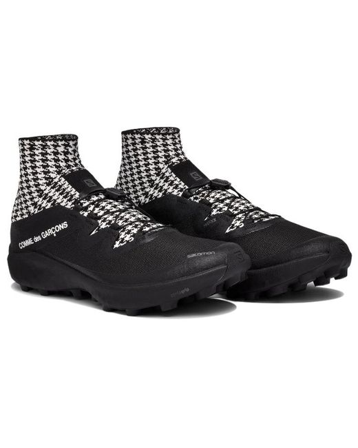 Salomon Black Comme Des Garcons X Cross Whote' for men