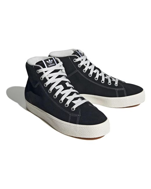 Adidas Black Stan Smith Cs Mid Shoes for men