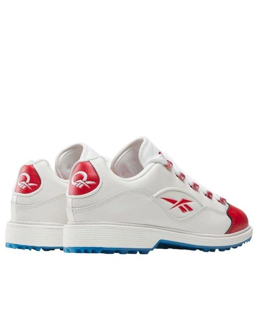 Reebok White Question Golf Toe' for men