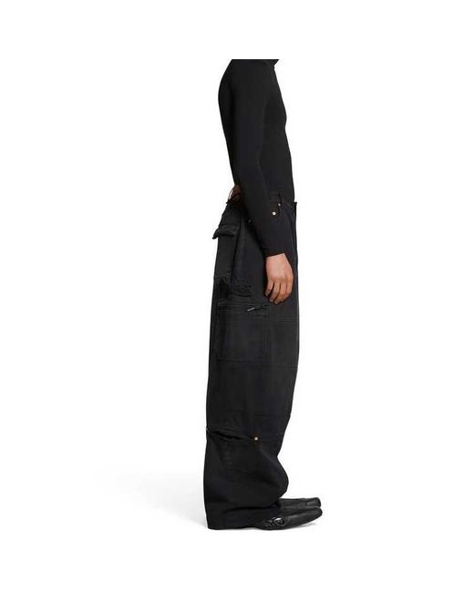 Balenciaga Black Cargo Pants for men
