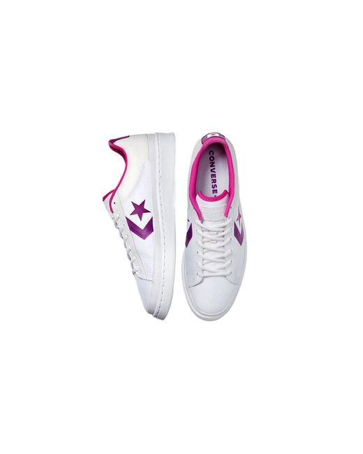 Converse White Pro Leather Mid 'raise Your Game' for men