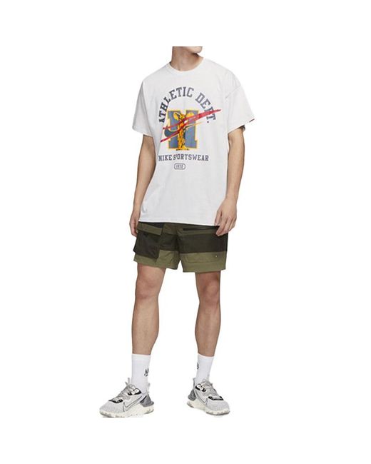 Nike White Logo Short Sleeve Light T-Shirt for men