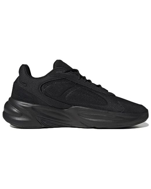 Adidas Black Ozelle Cloudfoam Shoes 'Core' for men