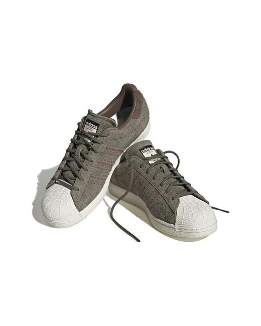 Adidas Brown Superstar Strata' for men
