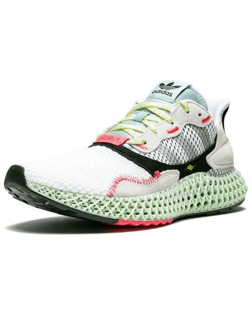 Adidas White Zx 4000 Futurecraft 4D for men