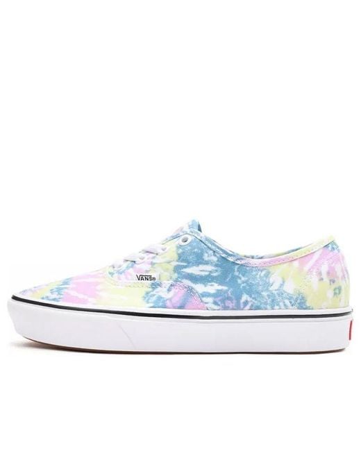 Vans Blue Authentic Comfycush 'Tie-Dye' for men