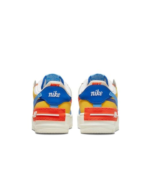 Nike Blue (Wmns) Air Force 1 Shadow 'Sail Multi'