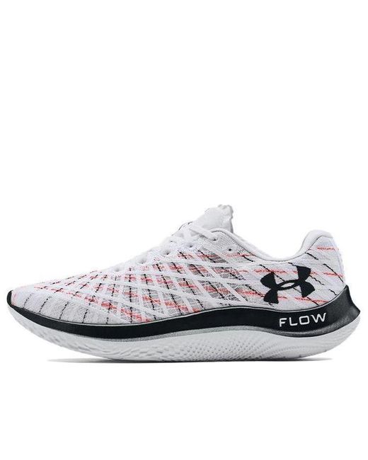Under Armour White Armour Flow Velociti Wind Running Shoes for men