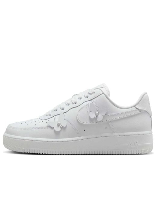 Nike White (Wmns) Air Force 1 Low 'Butterfly'