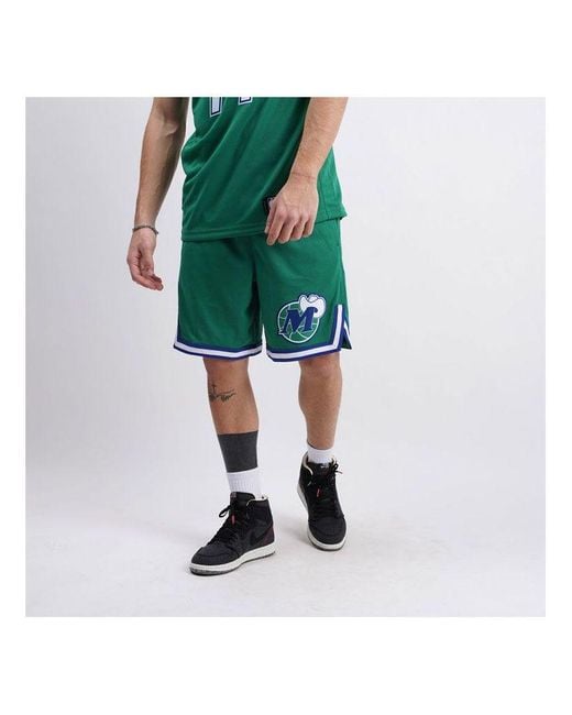 Nike Green Dal Dallas Mavericks Hwc Edition Swingman Shorts for men