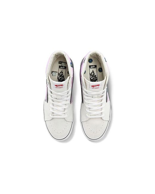 Vans White Cali Thornhill Dewitt X Vault Sk8-Hi Lx Doomsday Foreplay' for men
